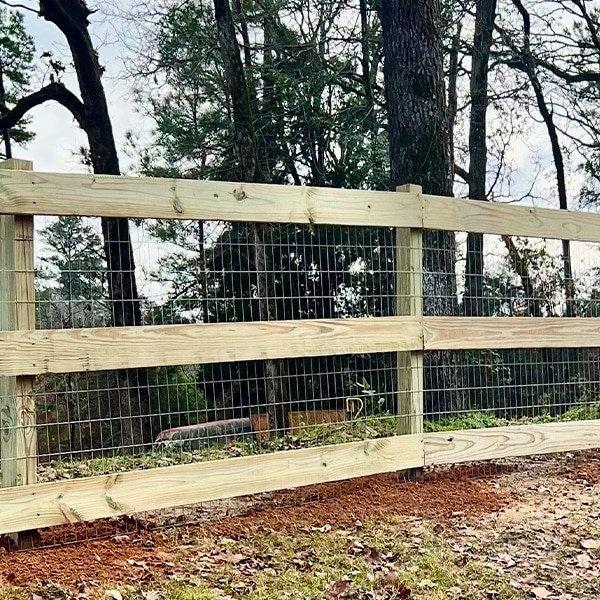 Welded Wire Fence Installation